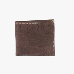 Men's Card Wallet in Chocolate Brown