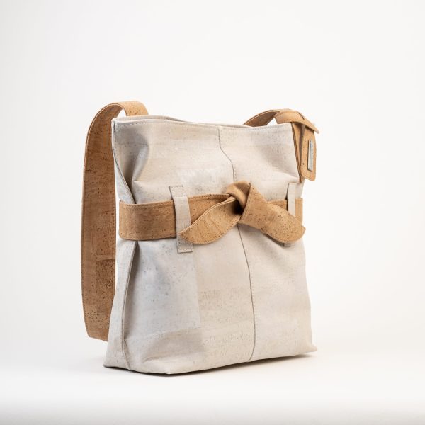 Cork Bag with Natural Cork Bow