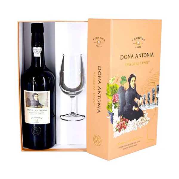 Porto Ferreira Dona Antónia Reserva Tawny with Glass