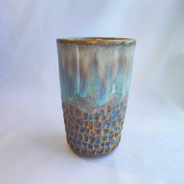 Gradient honeycomb vase